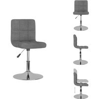 Esszimmerstuhl Drehbar Hellgrau Stoff - Esszimmerstuhl - Esszimmerstühle - Stuhl - Stühle von VIDAXL