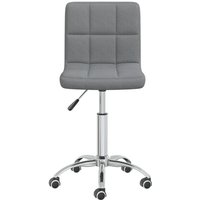 Esszimmerstuhl Drehbar Hellgrau Stoff Vidaxl von VIDAXL