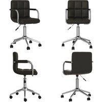 Esszimmerstuhl Drehbar Schwarz Kunstleder - Esszimmerstuhl - Drehstuhl - Küchenstuhl - Bürostuhl - Schwarzer Stuhl - Home & Living Esszimmerstuhl Drehbar Schwarz Kunstleder - Esszimmerstuhl - Drehstuhl - Küchenstuhl - Bürostuhl - Schwarzer Stuhl - Home & Living von VIDAXL