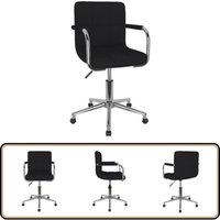 Esszimmerstuhl Drehbar Schwarz Stoff - Vidaxl von VIDAXL