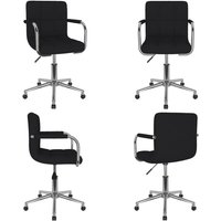 Esszimmerstuhl Drehbar Schwarz Stoff - Vidaxl Esszimmerstuhl Drehbar Schwarz Stoff - Vidaxl von VIDAXL