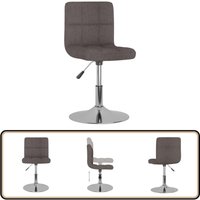 Esszimmerstuhl Drehbar Taupe Stoff - Esszimmerstuhl - Drehstuhl - Sitzkomfort - Modernes Design - Taupe von VIDAXL