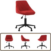 Esszimmerstuhl Drehbar Weinrot Samt - Vidaxl Esszimmerstuhl Drehbar Weinrot Samt - Vidaxl von VIDAXL