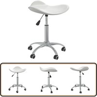 Esszimmerstuhl Drehbar Weiß Kunstleder - Esszimmerstuhl - Drehstuhl - Sitzkomfort - Kunstleder - Weißer Stuhl von VIDAXL