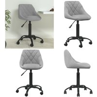 Vidaxl - Esszimmerstuhl Hellgrau Samt - Esszimmerstuhl - Samtsessel - Höhenverstellbar - Drehstuhl - Bürostuhle - Home & Living Vidaxl - Esszimmerstuhl Hellgrau Samt - Esszimmerstuhl - Samtsessel - Höhenverstellbar - Drehstuhl - Bürostuhle - Home & Living von VIDAXL