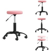 Vidaxl - Esszimmerstuhl Rosa Samt - Esszimmerstuhl - Esszimmerstühle - Stuhl - Stühle von VIDAXL