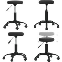 Vidaxl - Esszimmerstuhl Schwarz Samt - Esszimmerstuhl - Samtsessel - Drehstuhl - Bürostuhl - Barhocker - Home & Living von VIDAXL