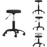 Vidaxl - Esszimmerstuhl Schwarz Samt - Esszimmerstuhl - Samtsessel - Drehstuhl - Bürostuhl - Barhocker von VIDAXL