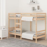 Vidaxl - Etagenbett 75x190 cm Massivholz Kiefer von VIDAXL