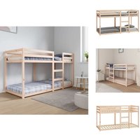Vidaxl - Etagenbett 80x200 cm Massivholz Kiefer - Holzbett - Etagenbett - Jugendzimmer - Doppelbett - Schlafraum Vidaxl - Etagenbett 80x200 cm Massivholz Kiefer - Holzbett - Etagenbett - Jugendzimmer - Doppelbett - Schlafraum von VIDAXL