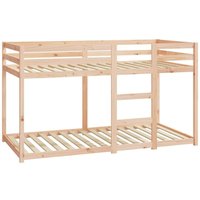 Etagenbett ohne Matratze 90x190 cm Massivholz Kiefer Vidaxl von VIDAXL