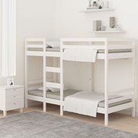 Etagenbett Weiß 90x190 cm Massivholz Kiefer Vidaxl von VIDAXL
