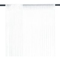 Bonnevie - Fadenvorhang 2 Stk.100 x 250 cm Weiß vidaXL661181 von BONNEVIE