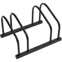 Fahrradständer für 2 Fahrräder Schwarz Stahl Vidaxl von VIDAXL