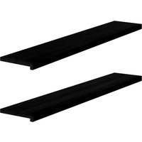 Vidaxl - Fensterbänke 2 Stk. Dunkelbraun 140x30x2 cm Massivholz Eiche Vidaxl - Fensterbänke 2 Stk. Dunkelbraun 140x30x2 cm Massivholz Eiche von VIDAXL