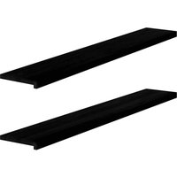 Vidaxl - Fensterbänke 2 Stk. Dunkelbraun 160x25x2 cm Massivholz Eiche Vidaxl - Fensterbänke 2 Stk. Dunkelbraun 160x25x2 cm Massivholz Eiche von VIDAXL