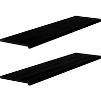Vidaxl - Fensterbänke 2 Stk. Dunkelbraun 160x40x2 cm Massivholz Eiche Vidaxl - Fensterbänke 2 Stk. Dunkelbraun 160x40x2 cm Massivholz Eiche von VIDAXL