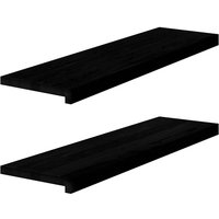 Vidaxl - Fensterbänke 2 Stk. Dunkelbraun 90x30x2 cm Massivholz Eiche Vidaxl - Fensterbänke 2 Stk. Dunkelbraun 90x30x2 cm Massivholz Eiche von VIDAXL