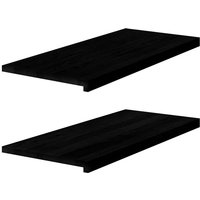 Vidaxl - Fensterbänke 2 Stk. Dunkelbraun 90x40x2 cm Massivholz Eiche Vidaxl - Fensterbänke 2 Stk. Dunkelbraun 90x40x2 cm Massivholz Eiche von VIDAXL