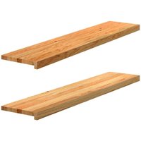 Fensterbänke 2 Stk. Hellbraun 120x30x2 cm Massivholz Eiche vidaXL Fensterbänke 2 Stk. Hellbraun 120x30x2 cm Massivholz Eiche vidaXL von VIDAXL