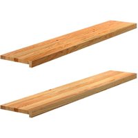 Fensterbänke 2 Stk. Hellbraun 140x30x2 cm Massivholz Eiche vidaXL Fensterbänke 2 Stk. Hellbraun 140x30x2 cm Massivholz Eiche vidaXL von VIDAXL