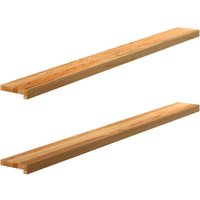 Vidaxl - Fensterbänke 2 Stk. Hellbraun 160x15x2 cm Massivholz Eiche Vidaxl - Fensterbänke 2 Stk. Hellbraun 160x15x2 cm Massivholz Eiche von VIDAXL