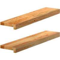 Fensterbänke 2 Stk. Hellbraun 70x15x2 cm Massivholz Eiche vidaXL Fensterbänke 2 Stk. Hellbraun 70x15x2 cm Massivholz Eiche vidaXL von VIDAXL