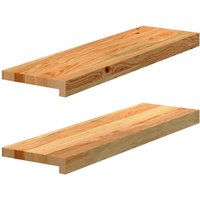 Fensterbänke 2 Stk. Hellbraun 70x20x2 cm Massivholz Eiche vidaXL Fensterbänke 2 Stk. Hellbraun 70x20x2 cm Massivholz Eiche vidaXL von VIDAXL