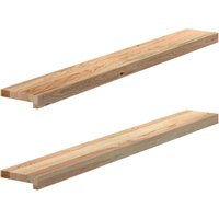 Vidaxl - Fensterbänke 2 Stk. Unbehandelt 120x15x2 cm Massivholz Eiche Vidaxl - Fensterbänke 2 Stk. Unbehandelt 120x15x2 cm Massivholz Eiche von VIDAXL