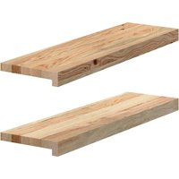 Vidaxl - Fensterbänke 2 Stk. Unbehandelt 70x20x2 cm Massivholz Eiche Vidaxl - Fensterbänke 2 Stk. Unbehandelt 70x20x2 cm Massivholz Eiche von VIDAXL