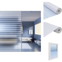 Fensterfolie - Living Fensterfolie Milchglasfolie Streifen Selbstklebend 0,9x20 m - Weiß Fensterfolie - Living Fensterfolie Milchglasfolie Streifen Selbstklebend 0,9x20 m - Weiß von VIDAXL