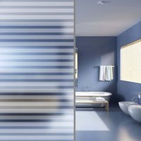 vidaXL Fensterfolie Milchglasfolie Streifen Selbstklebend 0,9x50 m vidaXL Fensterfolie Milchglasfolie Streifen Selbstklebend 0,9x50 m von VIDAXL