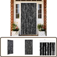 Fliegenvorhang Anthrazit 100x200 cm Chenille - Fliegenvorhang - Insektenschutz - Türvorhang - Privatsphäre - Wärmedämmung Fliegenvorhang Anthrazit 100x200 cm Chenille - Fliegenvorhang - Insektenschutz - Türvorhang - Privatsphäre - Wärmedämmung von VIDAXL