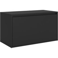 Flurbank 80x40x45 cm Schwarz Holzwerkstoff vidaXL297382 von BONNEVIE