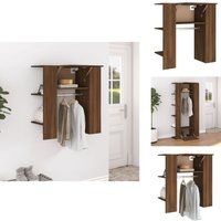 Vidaxl - Flurschrank Braun Eichen-Optik 97,5x37x99 cm Holzwerkstoff - Flurschrank - Kleiderschrank - Holzschrank - Wohnzimmermöbel - Eiche Vidaxl - Flurschrank Braun Eichen-Optik 97,5x37x99 cm Holzwerkstoff - Flurschrank - Kleiderschrank - Holzschrank - Wohnzimmermöbel - Eiche von VIDAXL