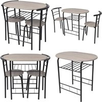 Frühstückstisch Bar-Set mdf - Esstisch - Bartisch - Küchenstuhl - Barhocker - Moderner Esstisch - Home & Living von VIDAXL