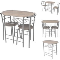 Frühstückstisch Bar-Set mdf - Esstisch - Bartisch - Küchenstuhl - Barhocker - Moderner Esstisch Frühstückstisch Bar-Set mdf - Esstisch - Bartisch - Küchenstuhl - Barhocker - Moderner Esstisch von VIDAXL