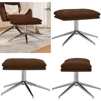 Fußhocker Braun 45x29,5x35 cm Kunstleder Glänzend - Sitzhocker - Hocker Braun - Lederlook - Couchtisch - Deko - Home & Living Fußhocker Braun 45x29,5x35 cm Kunstleder Glänzend - Sitzhocker - Hocker Braun - Lederlook - Couchtisch - Deko - Home & Living von VIDAXL