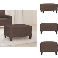Fußhocker Braun 70x55x41 cm Kunstleder - Polsterhocker - Sitzhocker - Fußhocker - Kunstleder Möbel - Braun Fußhocker Braun 70x55x41 cm Kunstleder - Polsterhocker - Sitzhocker - Fußhocker - Kunstleder Möbel - Braun von VIDAXL