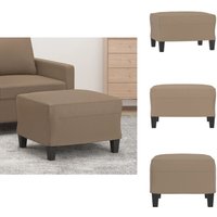 Fußhocker Cappuccino-Braun 60x50x41 cm Kunstleder - Sitzsack - Hocker - Fußhocker - Lounge Chair - Beistelltisch Fußhocker Cappuccino-Braun 60x50x41 cm Kunstleder - Sitzsack - Hocker - Fußhocker - Lounge Chair - Beistelltisch von VIDAXL