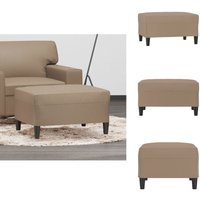 Fußhocker Cappuccino-Braun 70x55x41 cm Kunstleder - Polsterhocker - Sitzsack - Fusshocker - Couchtisch - Braun Möbel Fußhocker Cappuccino-Braun 70x55x41 cm Kunstleder - Polsterhocker - Sitzsack - Fusshocker - Couchtisch - Braun Möbel von VIDAXL
