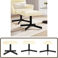 Fußhocker Creme 60x60x36 cm Kunstleder - Polsterhocker - Hocker Creme - Kunstledersitzsack - Loungehocker - Beistelltisch Fußhocker Creme 60x60x36 cm Kunstleder - Polsterhocker - Hocker Creme - Kunstledersitzsack - Loungehocker - Beistelltisch von VIDAXL