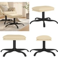 Fußhocker Creme 60x60x36 cm Stoff - Polsterhocker - Cremefarbener Hocker - Beistelltisch - Fusshocker - SofaHocker - Home & Living Fußhocker Creme 60x60x36 cm Stoff - Polsterhocker - Cremefarbener Hocker - Beistelltisch - Fusshocker - SofaHocker - Home & Living von VIDAXL