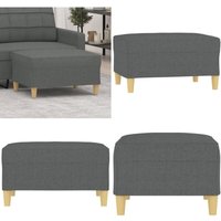 Fußhocker Dunkelgrau 70x55x41 cm Stoff - Fußhocker - Grau - Dunkelgrau - Sitzsack - Beistelltisch - Home & Living Fußhocker Dunkelgrau 70x55x41 cm Stoff - Fußhocker - Grau - Dunkelgrau - Sitzsack - Beistelltisch - Home & Living von VIDAXL