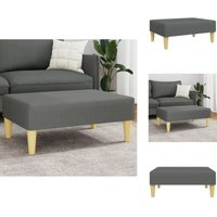 Fußhocker Dunkelgrau 77x55x31 cm Stoff - Sitzsack - Hocker - Fußhocker - Wohnzimmer Deko - Grau Fußhocker Dunkelgrau 77x55x31 cm Stoff - Sitzsack - Hocker - Fußhocker - Wohnzimmer Deko - Grau von VIDAXL