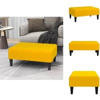 Vidaxl - Fußhocker Gelb 78x56x32 cm Samt - Fußhocker - Samtstuhl - Gelber Stuhl - Beistelltisch - Deko Couchtisch Vidaxl - Fußhocker Gelb 78x56x32 cm Samt - Fußhocker - Samtstuhl - Gelber Stuhl - Beistelltisch - Deko Couchtisch von VIDAXL