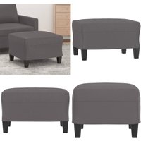 Fußhocker Grau 60x50x41 cm Kunstleder - Sitzsack - Hocker - Fußhocker - Lounge Chair - Grau - Home & Living Fußhocker Grau 60x50x41 cm Kunstleder - Sitzsack - Hocker - Fußhocker - Lounge Chair - Grau - Home & Living von VIDAXL