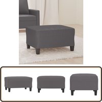 Fußhocker Grau 70x55x41 cm Kunstleder - Sitzsack - Hocker Grau - Fußhocker Kunstleder - Couchtisch - Beistelltisch Fußhocker Grau 70x55x41 cm Kunstleder - Sitzsack - Hocker Grau - Fußhocker Kunstleder - Couchtisch - Beistelltisch von VIDAXL