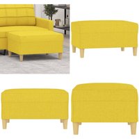 Vidaxl - Fußhocker Hellgelb 70x55x41 cm Stoff - Sitzsack - Fußhocker - Beistelltisch - Polsterhocker - Wohnzimmer Deko - Home & Living Vidaxl - Fußhocker Hellgelb 70x55x41 cm Stoff - Sitzsack - Fußhocker - Beistelltisch - Polsterhocker - Wohnzimmer Deko - Home & Living von VIDAXL