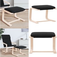 Fußhocker Schwarz 51x41x40 cm Stoff - Sitzhocker - Fußhocker - Polsterhocker - Beistelltisch - Wohnzimmerdeko - Home & Living Fußhocker Schwarz 51x41x40 cm Stoff - Sitzhocker - Fußhocker - Polsterhocker - Beistelltisch - Wohnzimmerdeko - Home & Living von VIDAXL